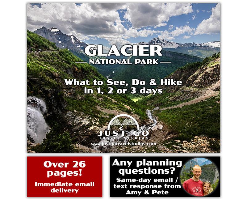 Glacier National Park Itinerary (Digital Download)