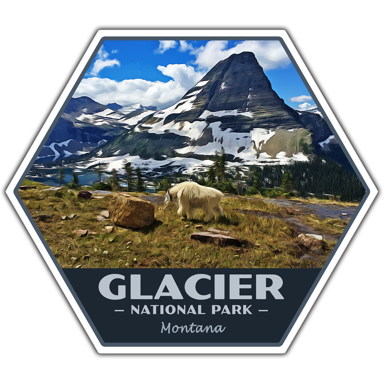 Glacier National Park Sticker