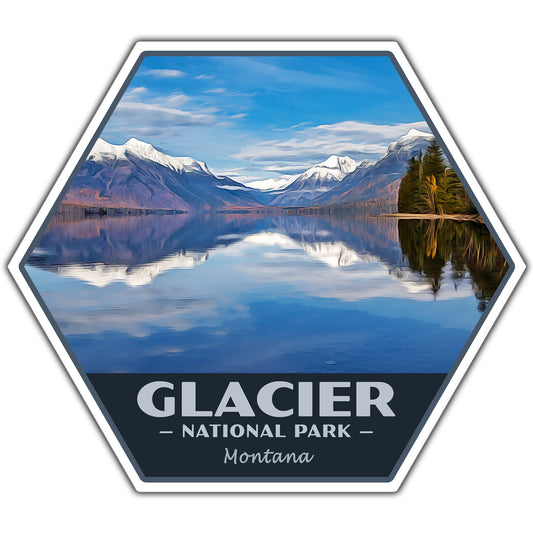 glacier national park sticker