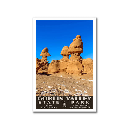 Goblin Valley State Park Poster-WPA (Goblins)
