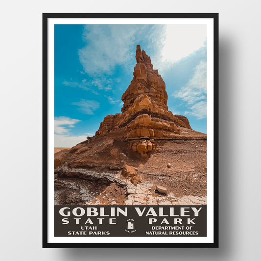Goblin Valley State Park Poster-WPA (Valley Floor)