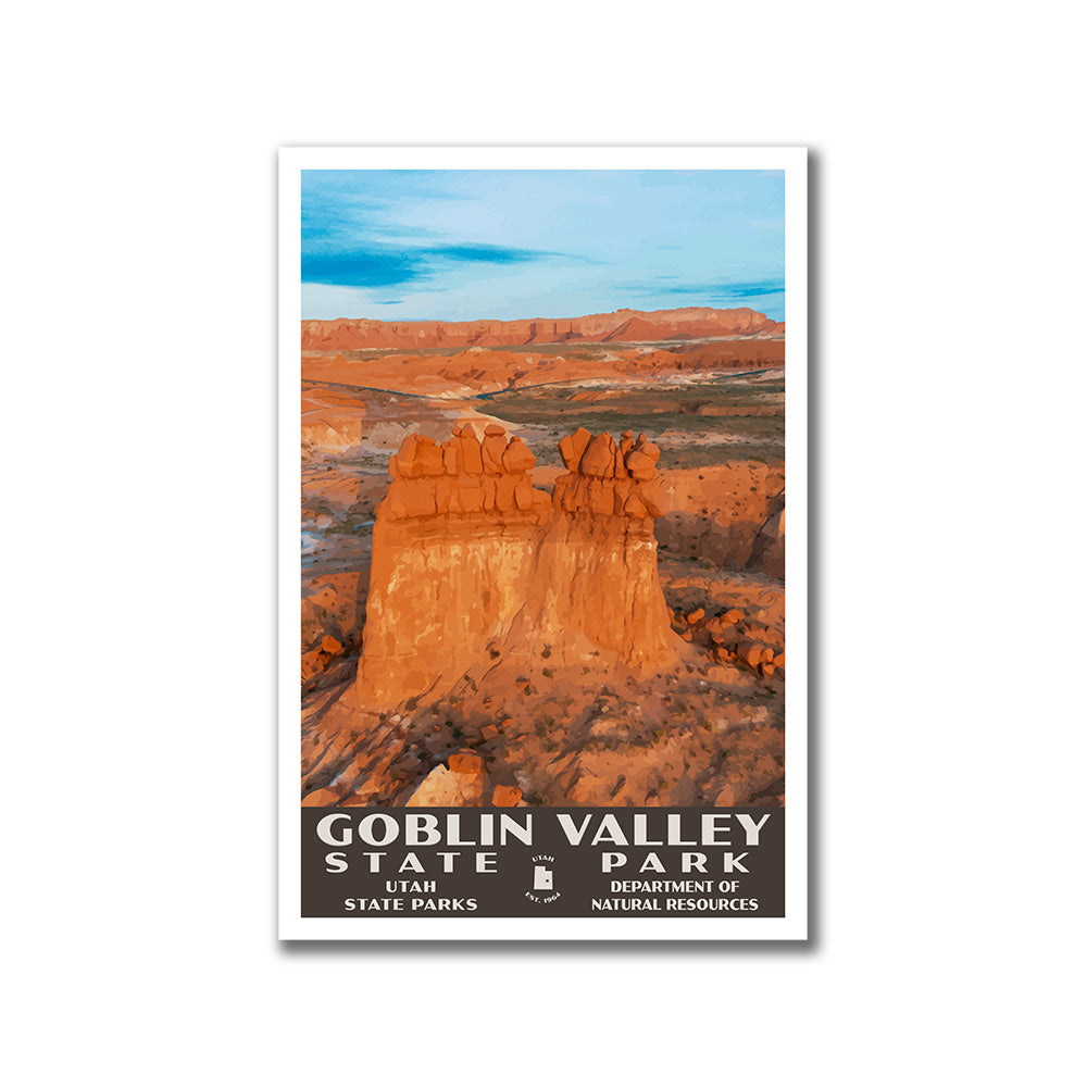 Goblin Valley State Park Poster-WPA (Vista)