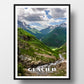 Glacier National Park Poster-WPA (Going-to-the-Sun Road)