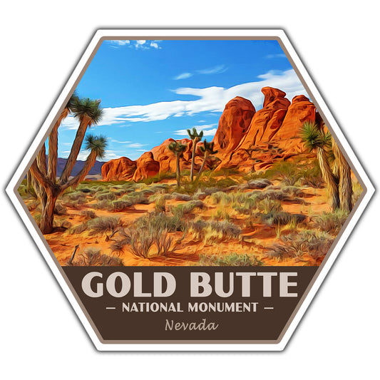 Gold Butte national monument sticker