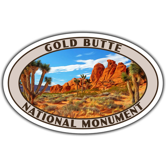 Gold Butte national monument sticker