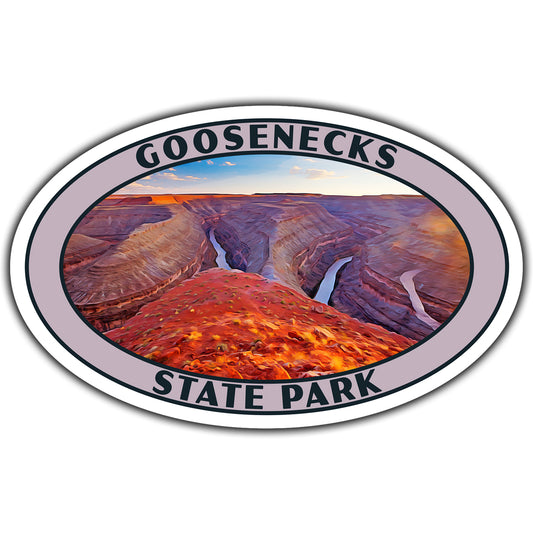 Goosenecks state park sticker