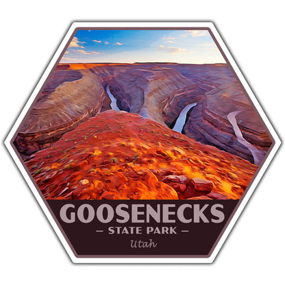 goosenecks state park sticker