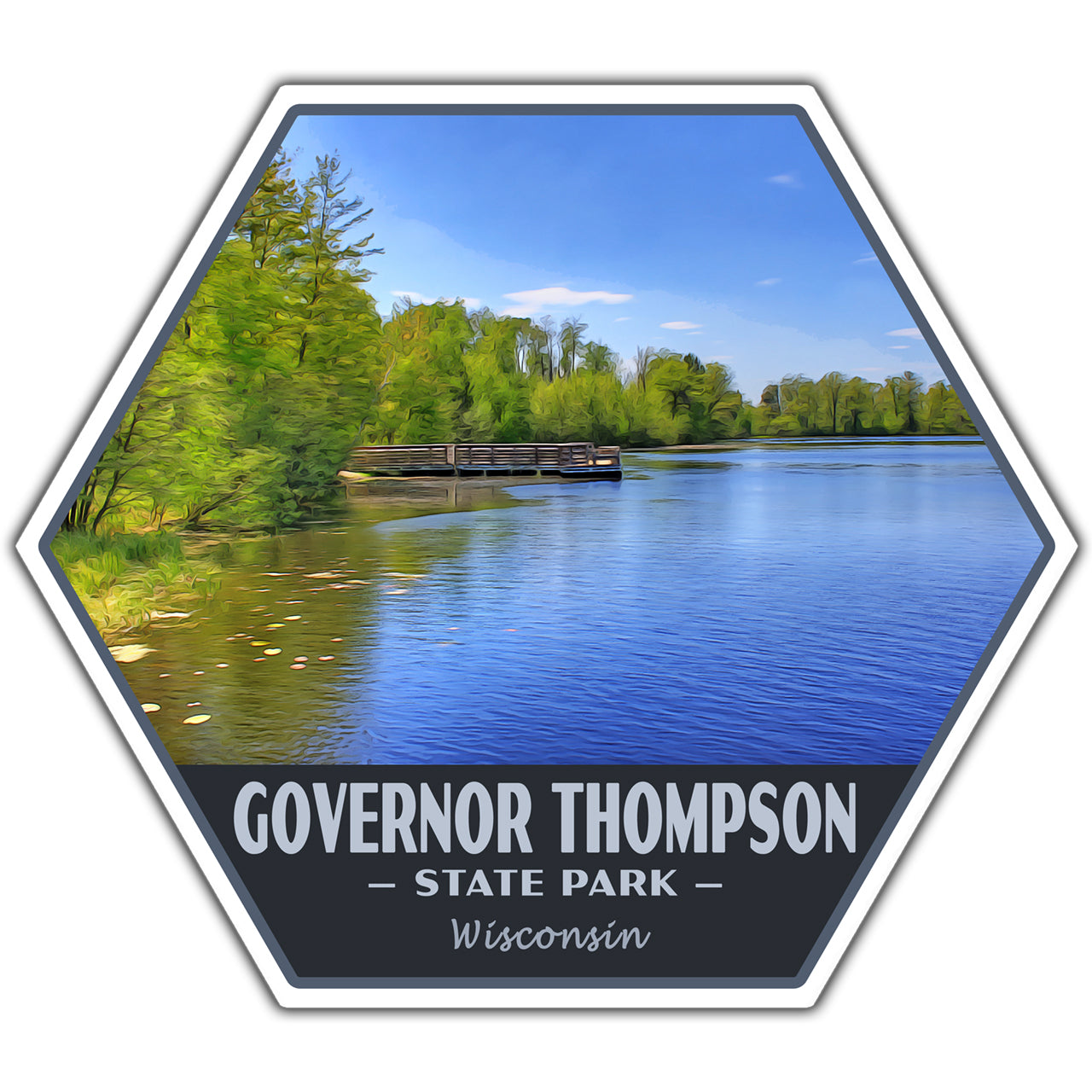 Governor Thompson state park sticker