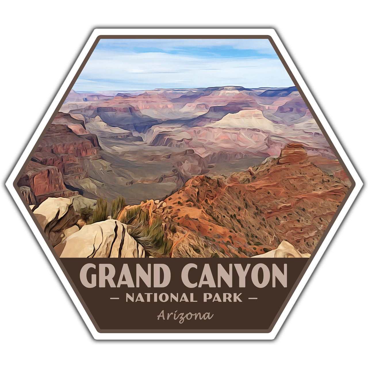 Grand Canyon national park sticker