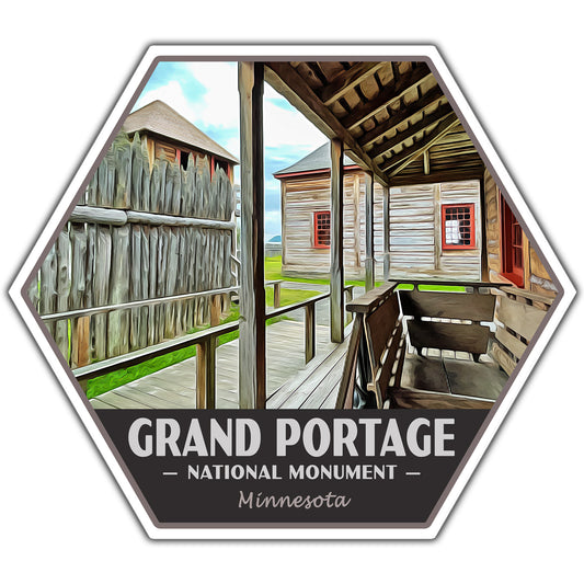 Grand Portage national monument sticker