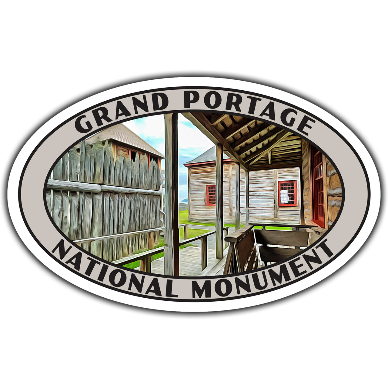 Grand Portage national monument sticker