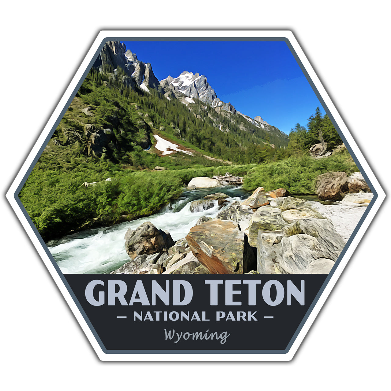 Grand Teton National Park Sticker