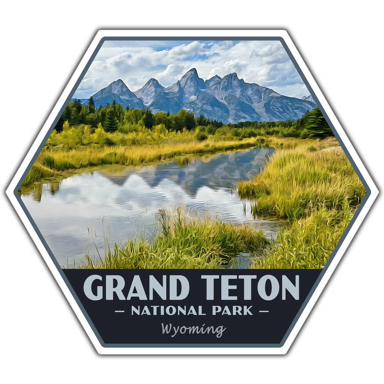 Grand Teton National Park Sticker
