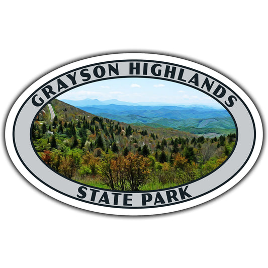 Grayson Highlands state park sticker