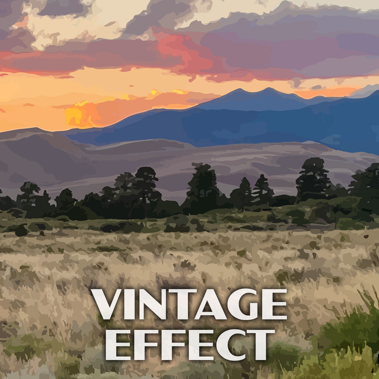 Great Sand Dunes National Park Poster-WPA (Sunset)