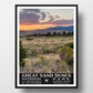 great sand dunes national park poster