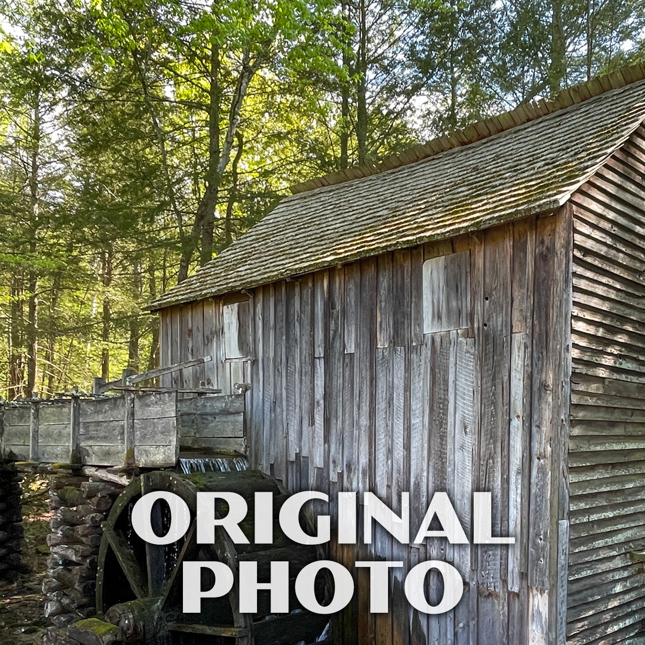 Great Smoky Mountains National Park Poster-WPA (Cable Mill)