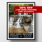 Great Smoky Mountains National Park Poster-WPA (Laurel Falls)