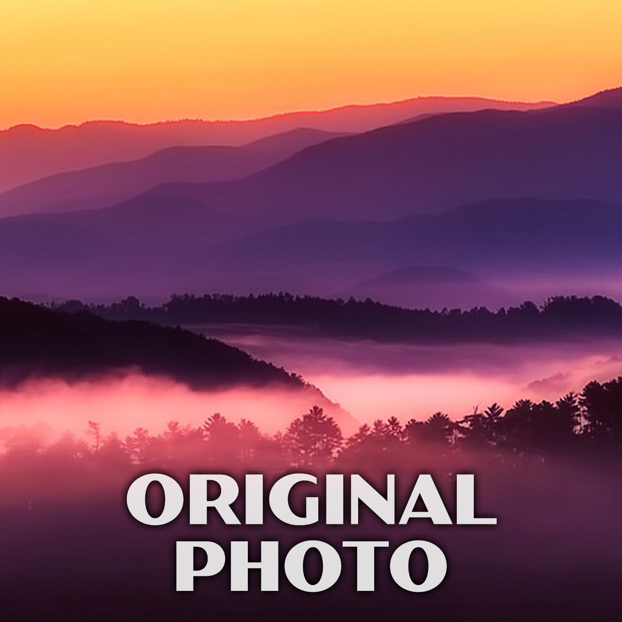 Great Smoky Mountains National Park Poster-WPA (Sunrise)