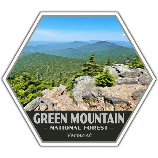 Green Mountain national forest sticker