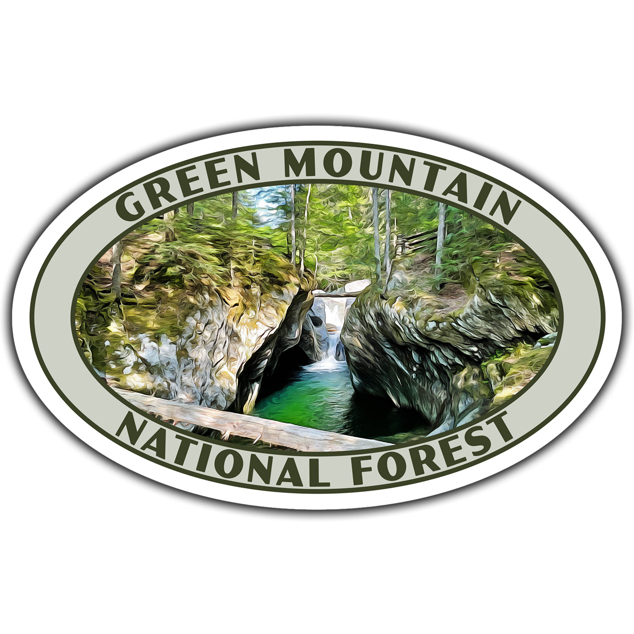 Green Mountain national forest sticker