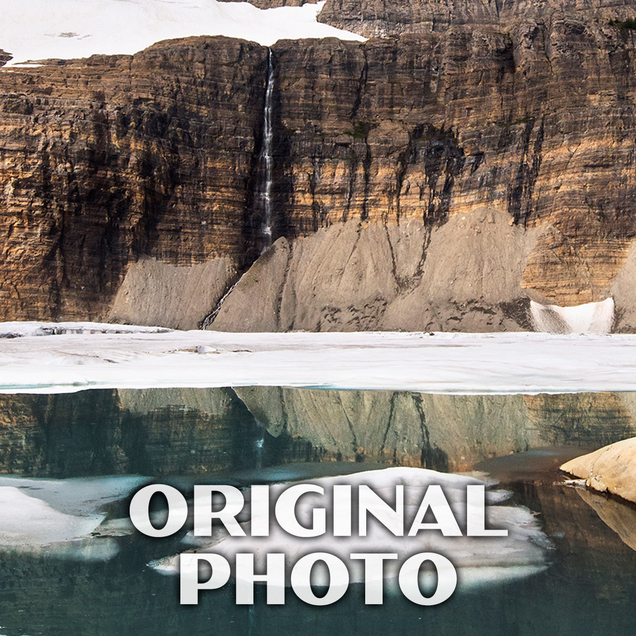 Glacier National Park Poster-WPA (Grinnell Glacier)