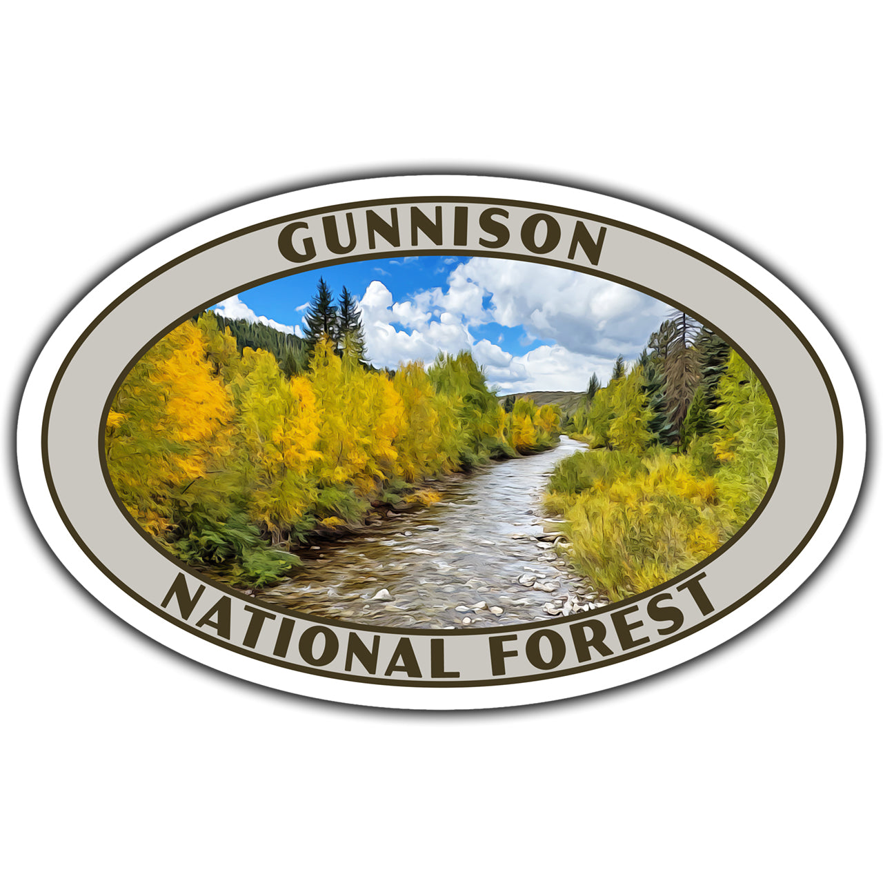 Gunnison national forest sticker