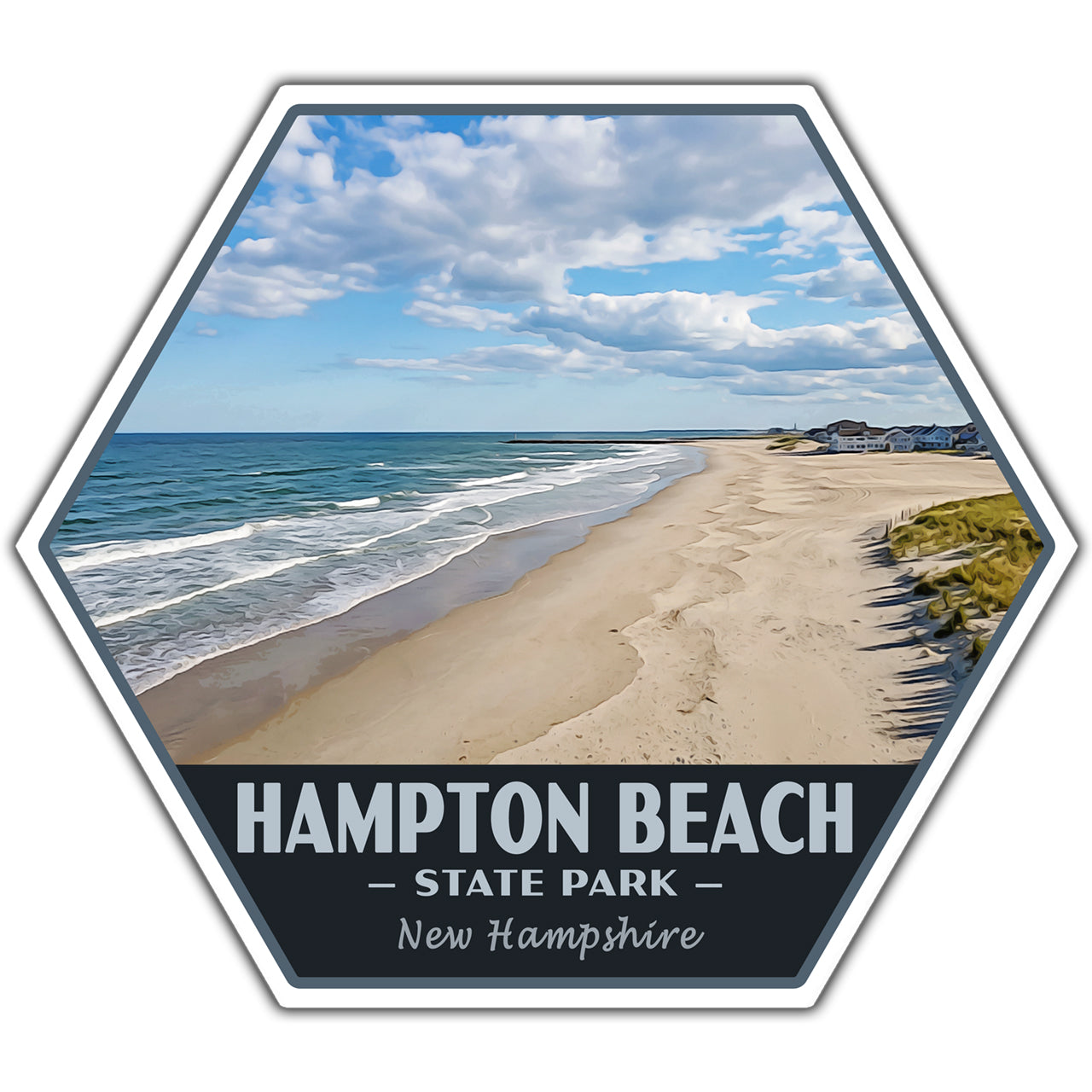 Hampton Beach state park sticker