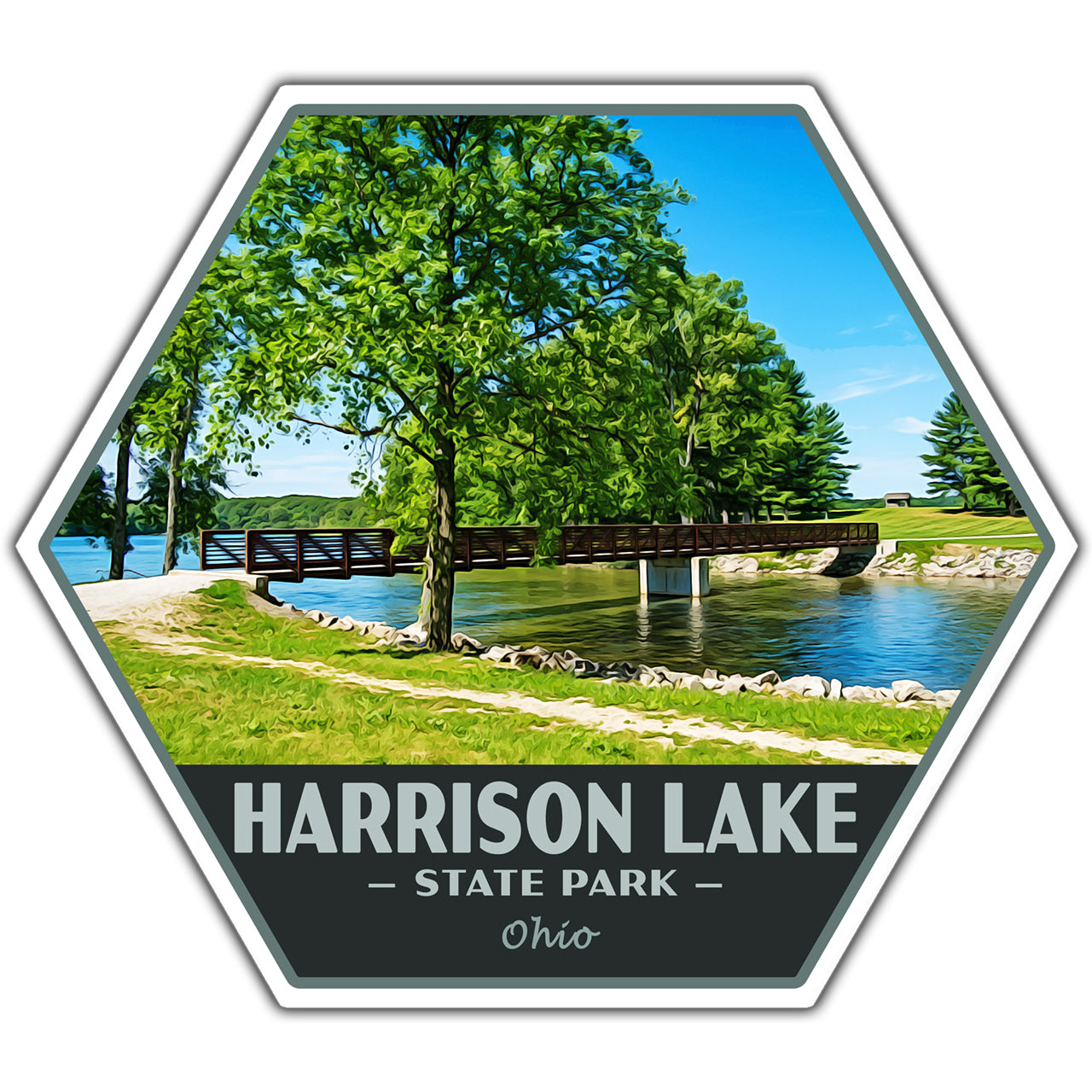 Harrison Lake state park sticker