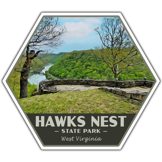 Hawks Nest state park sticker