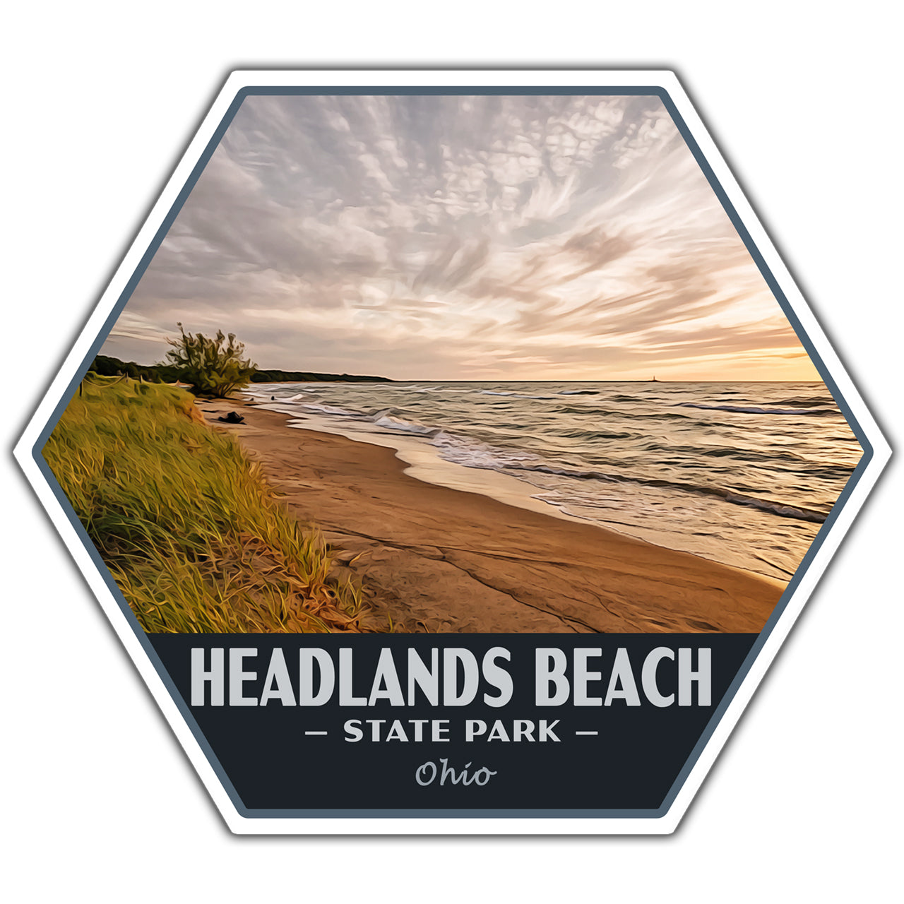 Headlands Beach state park sticker