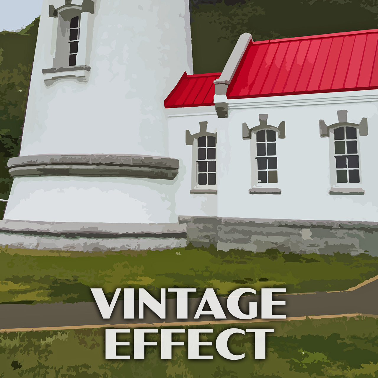 Heceta Head Light Poster-WPA (Haceta Head Lighthouse) (Oregon State)