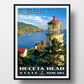 Heceta Head State Scenic Area Poster - WPA (Daytime) - OPF