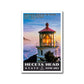 Heceta Head State Scenic Area Poster - WPA (Sunset) - OPF
