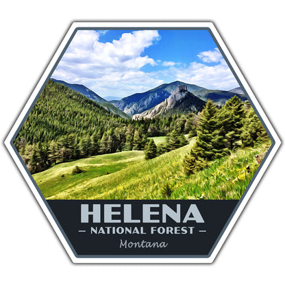 Helena national forest sticker