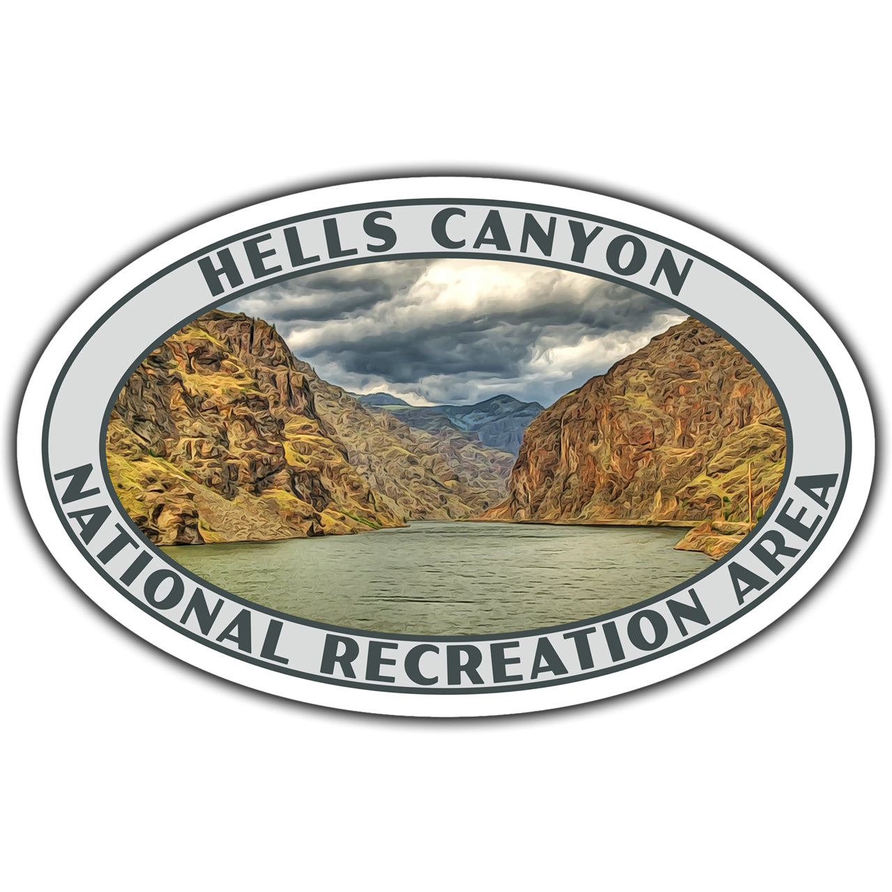 Hells Canyon national recreation area sticker
