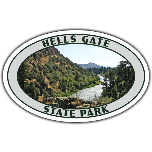 Hells Gate state park sticker