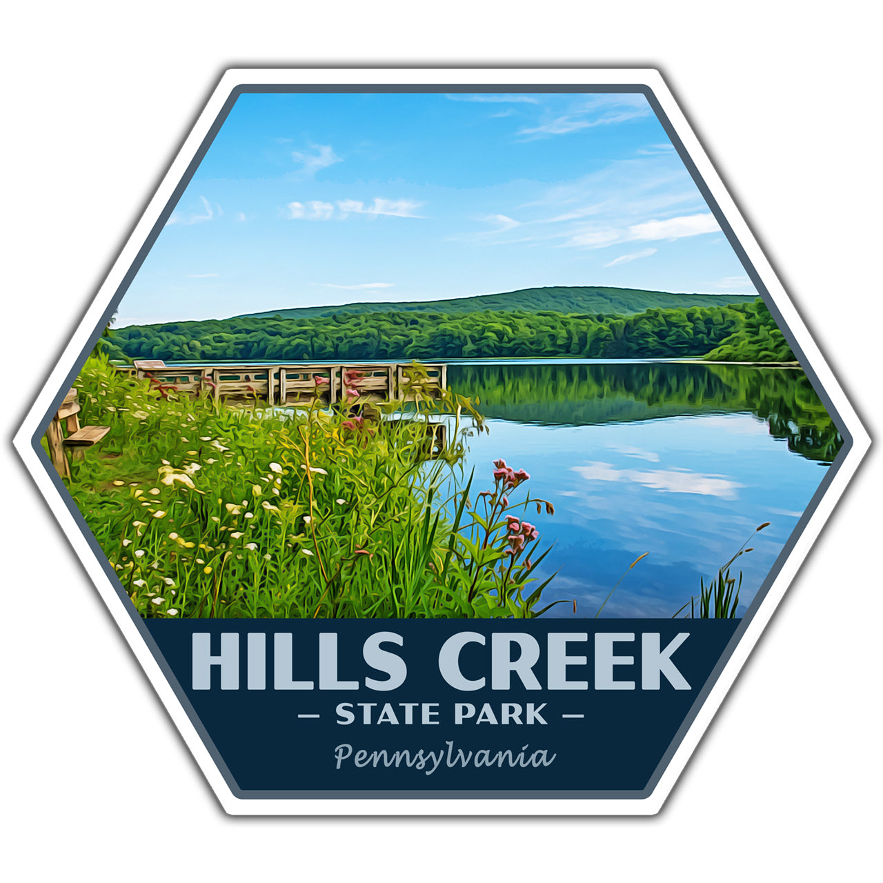 Hills Creek state park sticker