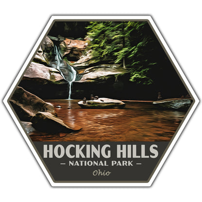 Hocking Hills state park sticker