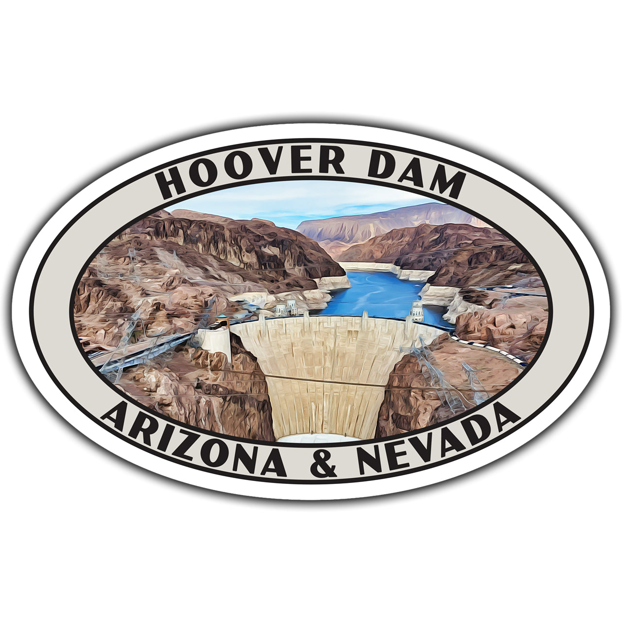Hoover Dam sticker