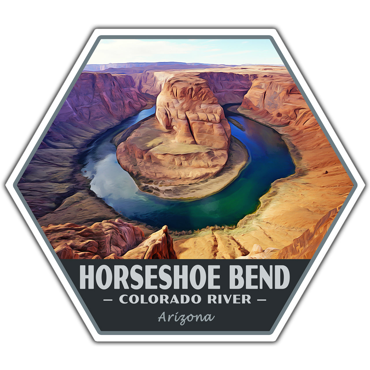 Horseshoe Bend sticker