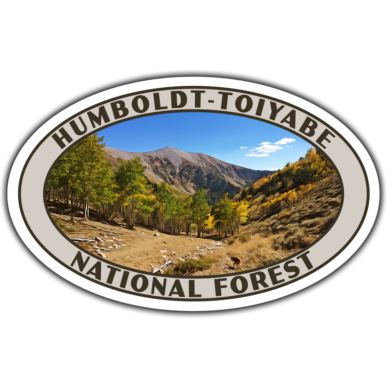 Humboldt-Toiyabe national forest sticker