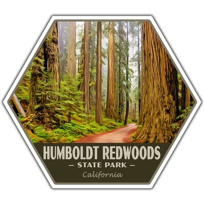Humboldt Redwoods state park sticker