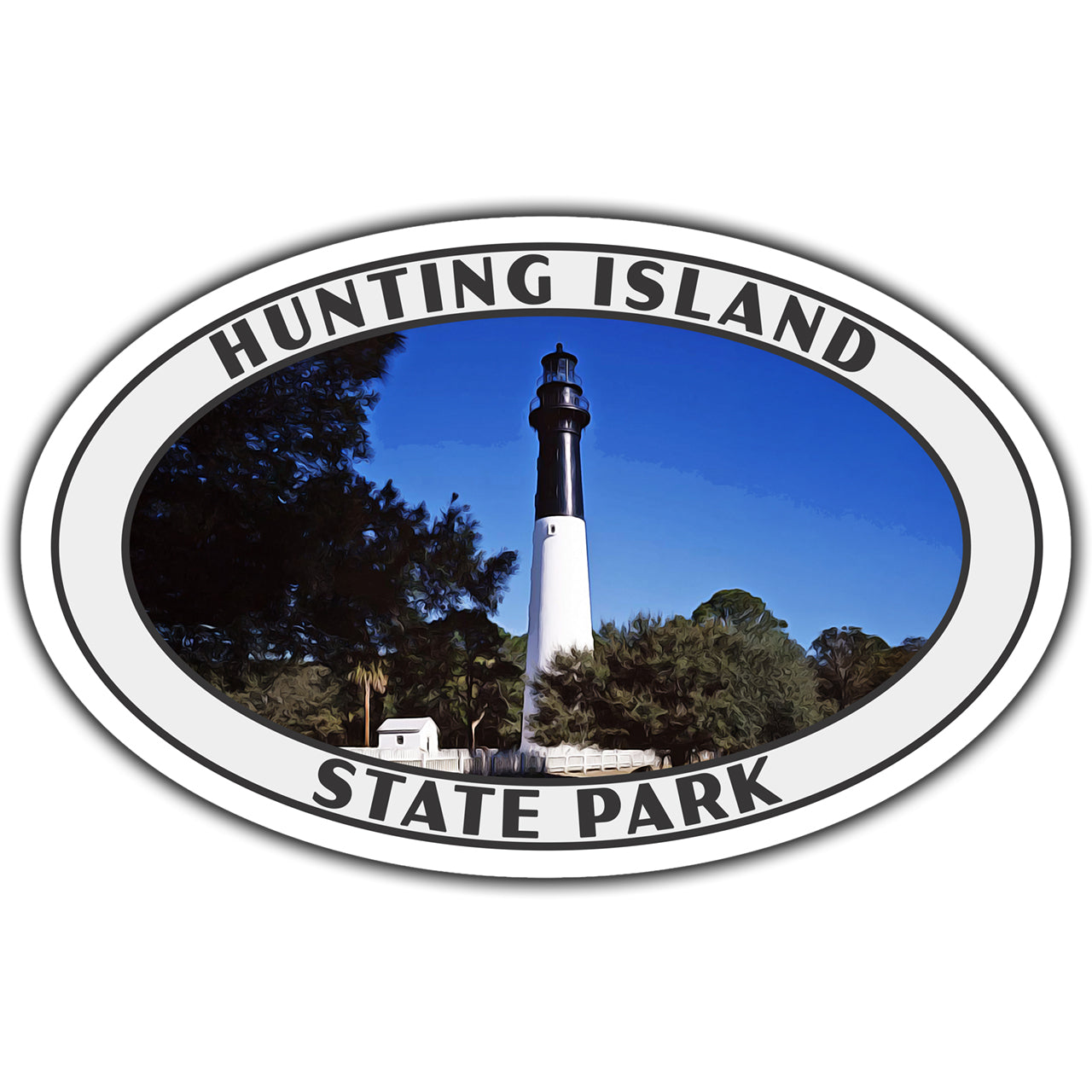 Hunting Island state park sticker