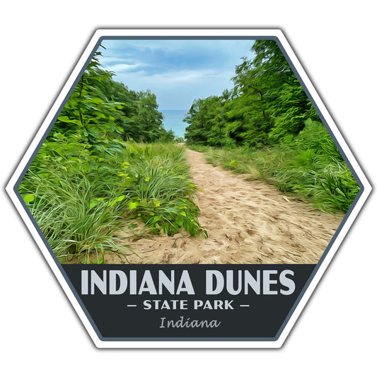 Indiana Dunes state park sticker