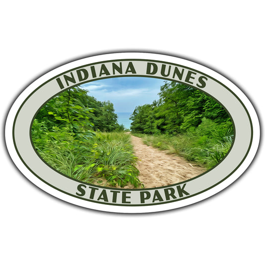 Indiana Dunes state park sticker