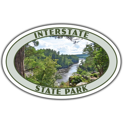 Interstate state park sticker