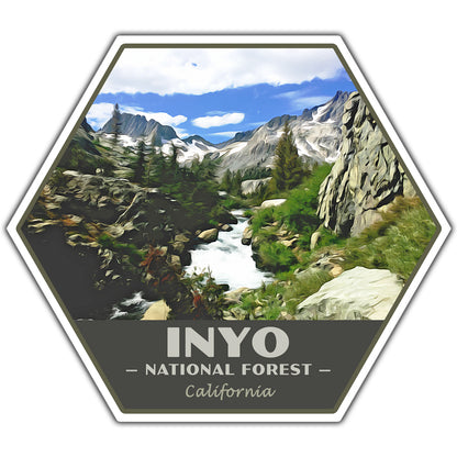 Inyo national forest sticker