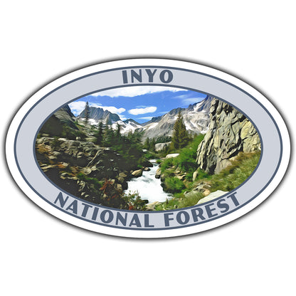 Inyo national forest sticker