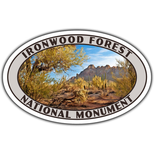 Ironwood Forest national monument sticker